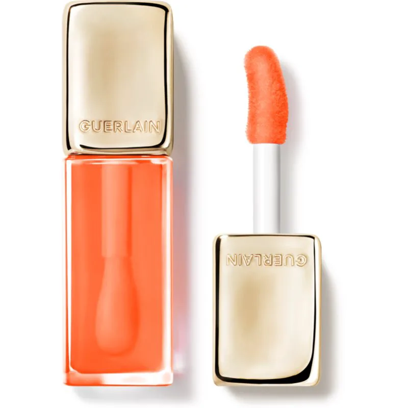 GUERLAIN KissKiss Bee Glow Oil Έλαιο για τα χείλη με μέλι απόχρωση 319 Peach Glow 9,5 ml