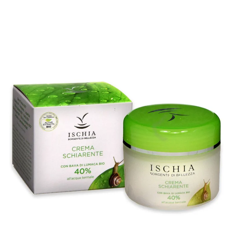 Ischia lightening cream 50 ml with 40% organic snail slime