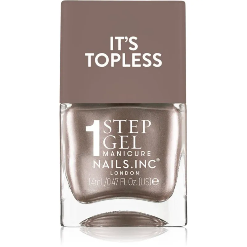 Nails Inc. It’s Topless τζελ βερνίκι νυχιών για μακρόχρονη επίδραση απόχρωση Khloe 14 ml