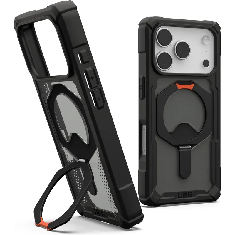 Θήκη iPhone 17 Pro UAG Plasma XTE Ανθεκτική με MagSafe & Kickstand - Black / Pop Πορτοκαλί (114527114097)