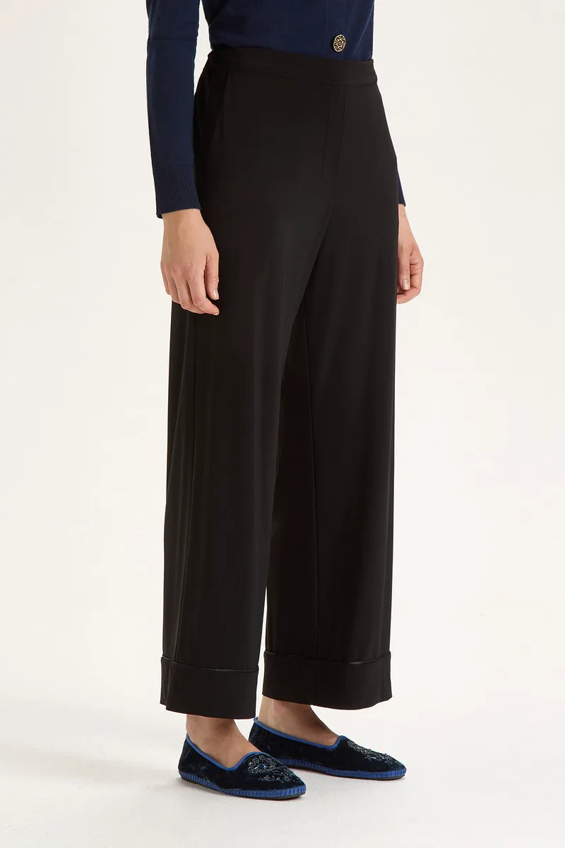 Maliparmi Γυναικεία Παντελόνα Straight-Leg Από Ελαστικό Jersey