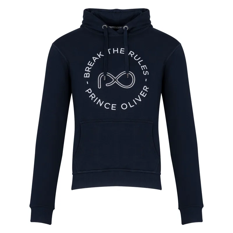 Prince Oliver Φούτερ Μπλε με Κουκούλα (Modern Fit)