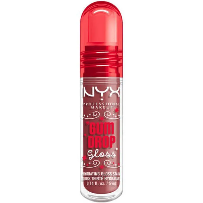 Nyx Professional Makeup Gum Drop Hydrating Gloss Serum Ενυδατικό Σέρουμ Χειλιών για 12 Ώρες με Πλούσια Λάμψη & Έντονο Χρώμα 5ml - Hydra Honey