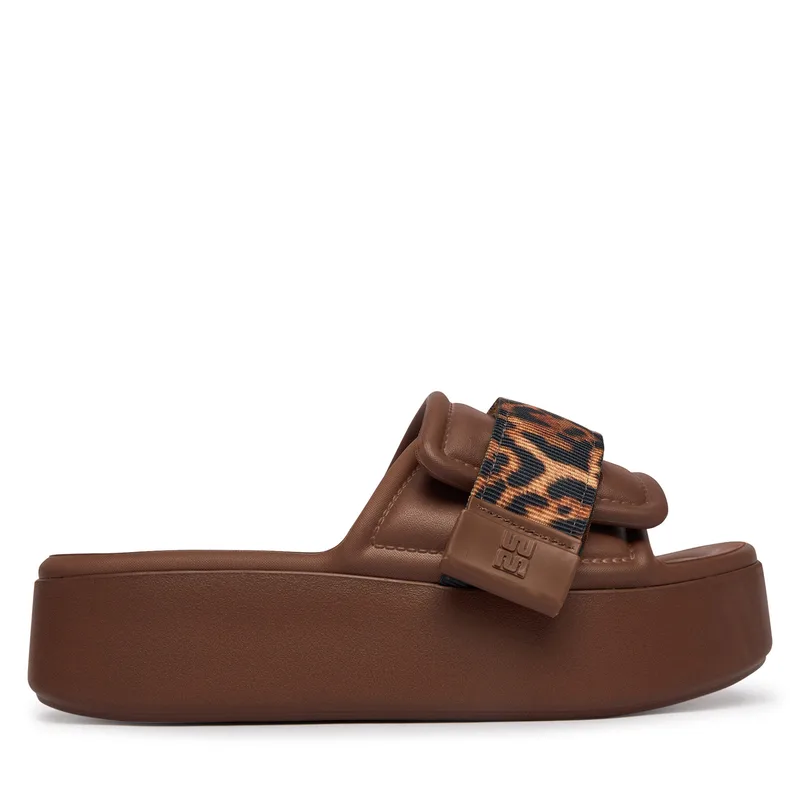 Παντόφλες Melissa Melissa Free Fuzzy Slide Platform Ad 37835 Καφέ