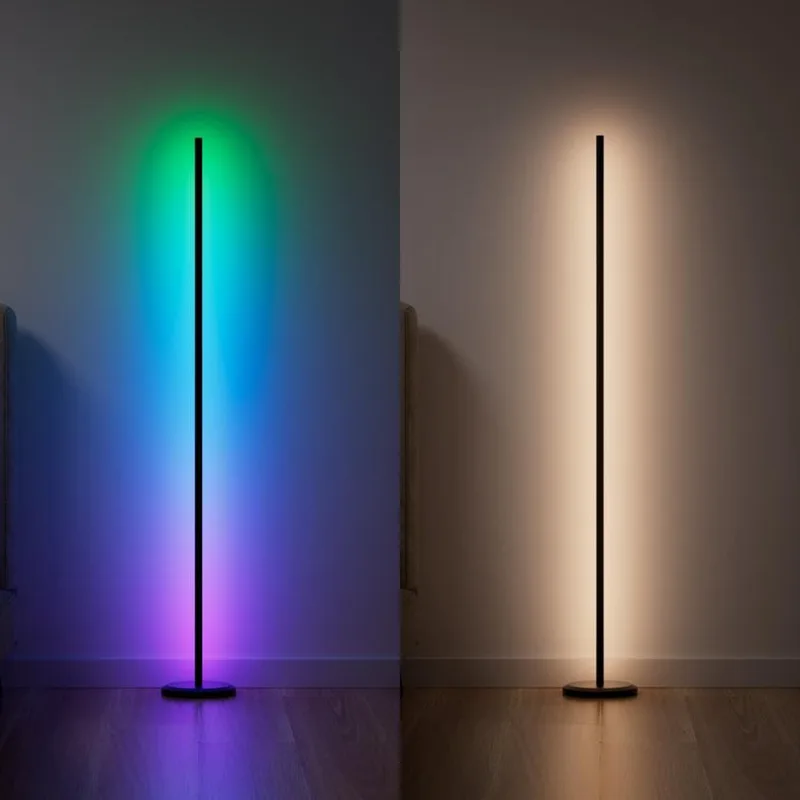 Φωτιστικό Δαπέδου LED Nanoleaf Matter Smart Multicolor Floor Lamp με Φωτισμό RGBICW & Αντιδρά στη Μουσική 140cm - Black (N7204K02-1FL)
