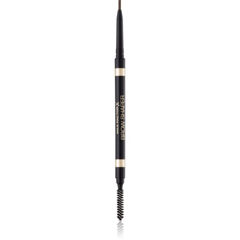 Max Factor Brow Shaper αυτόματο μολύβι για τα φρύδια με βούρτσα απόχρωση 20 Brown 1 γρ