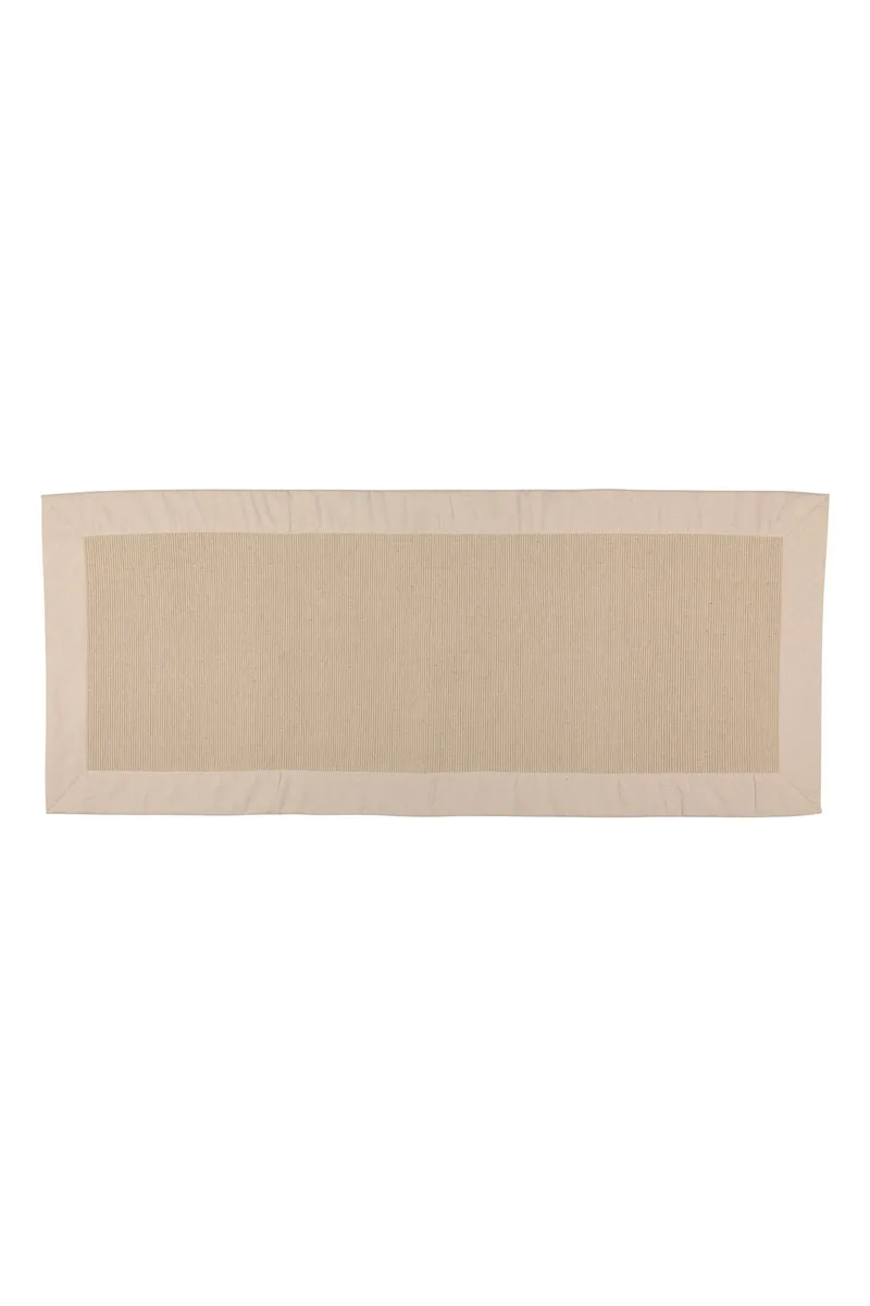 Σουπλά Zefiro μπεζ με ribbed σχέδιο 120 x 50 cm Coincasa - 000495945 Μπεζ