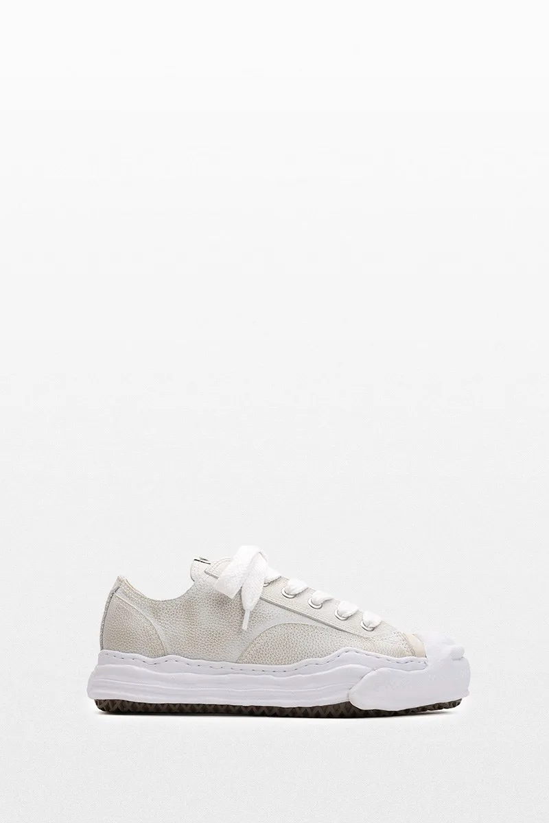 MAISON MIHARA YASUHIRO Ανδρικό Λευκό Hank OG Sole Brushed Shrink Leather Low