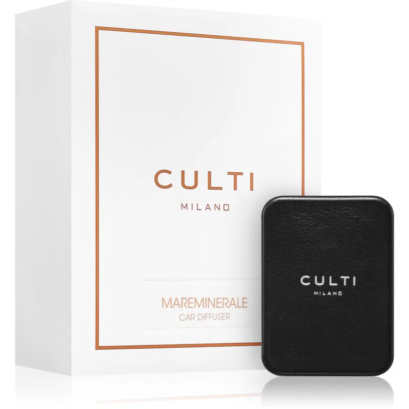 Culti Milano Car Diffuser Black Mareminerale άρωμα για αυτοκίνητο + ανταλλακτικό για γέμιισμα 73x53 εκ