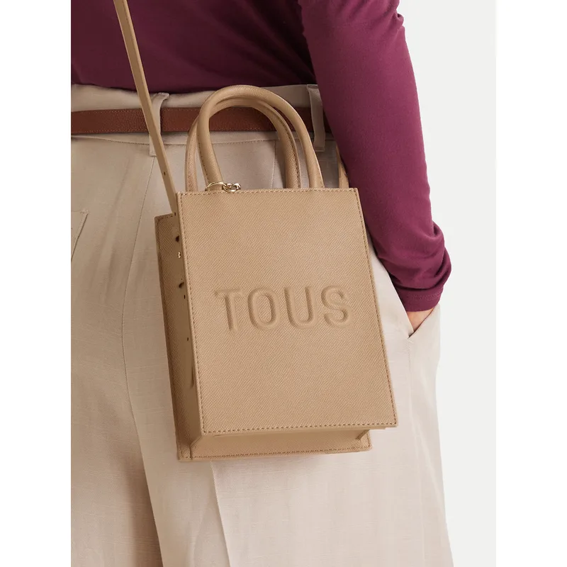 Τσάντα TOUS MINI BOLSO POP TOUS BRENDA 2002105943 Μπεζ