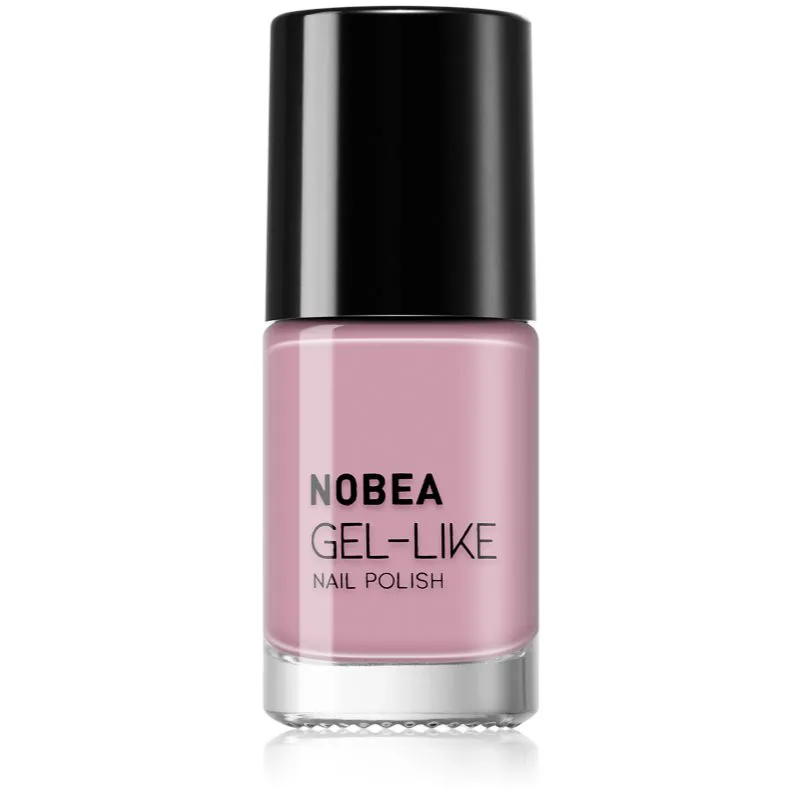 NOBEA Day-to-Day Gel-like Nail Polish βερνίκι νυχιών για τζελ αποτέλεσμα απόχρωση Old style pink #N50 6 ml