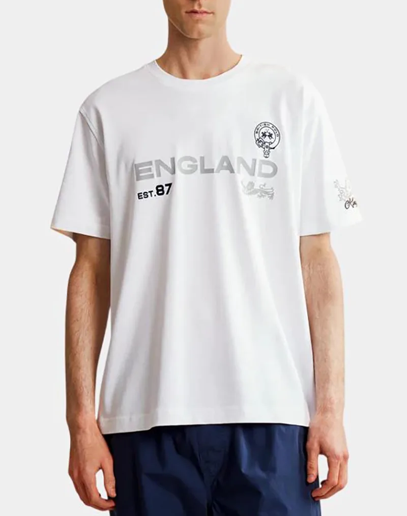 LA MARTINA ΜΠΛΟΥΖΑ T-SHIRT ΚΜ MAN T-SHIRT S/SLEEVE COTTON JE 3LMMCR306-00001 White