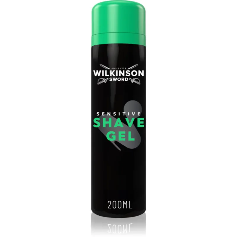 Wilkinson Sword Sensitive Shave Gel αφρώδες τζελ ξυρίσματος για άντρες 200 ml