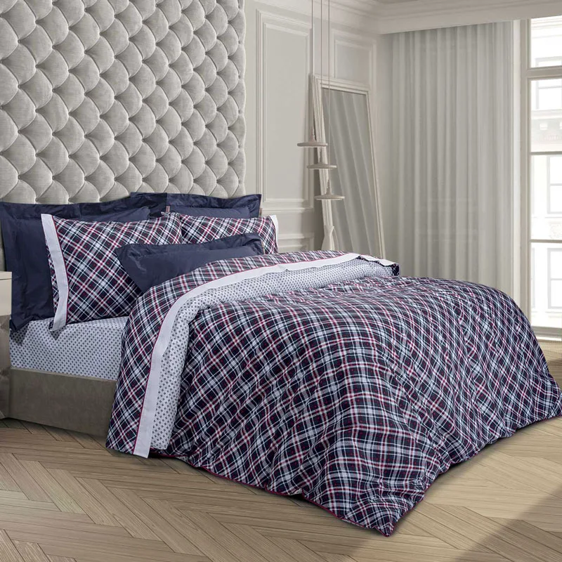 Παπλωματοθήκη King Size Σετ 240x260 Greenwich Polo Essential 2171 Blue 240x260