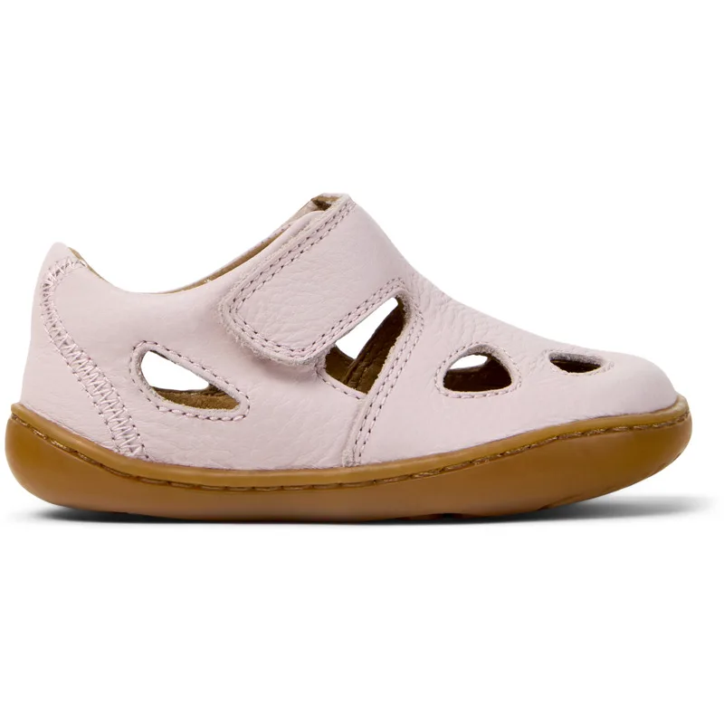 CAMPER Peu - Άγκιστρο και θηλιά Για Firstwalkers - Ροζ, Μέγεθος 21, Smooth leather