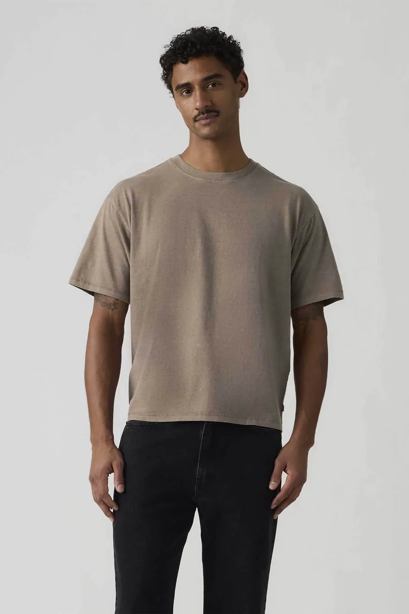 Levi's® ανδρικό T-shirt Loose Fit "Boxy" - 0049F0020 Καφέ Ανοιχτό