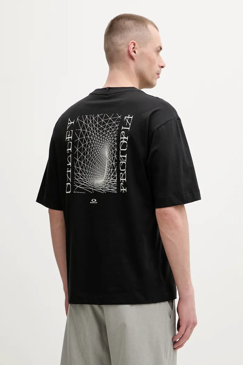 Oakley t-shirt Ανδρικό βαμβακερό RESERVE MOMENTO