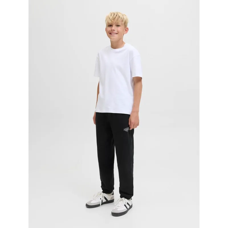 Παντελόνι φούτερ αγόρι JACK & JONES-12279624-Black