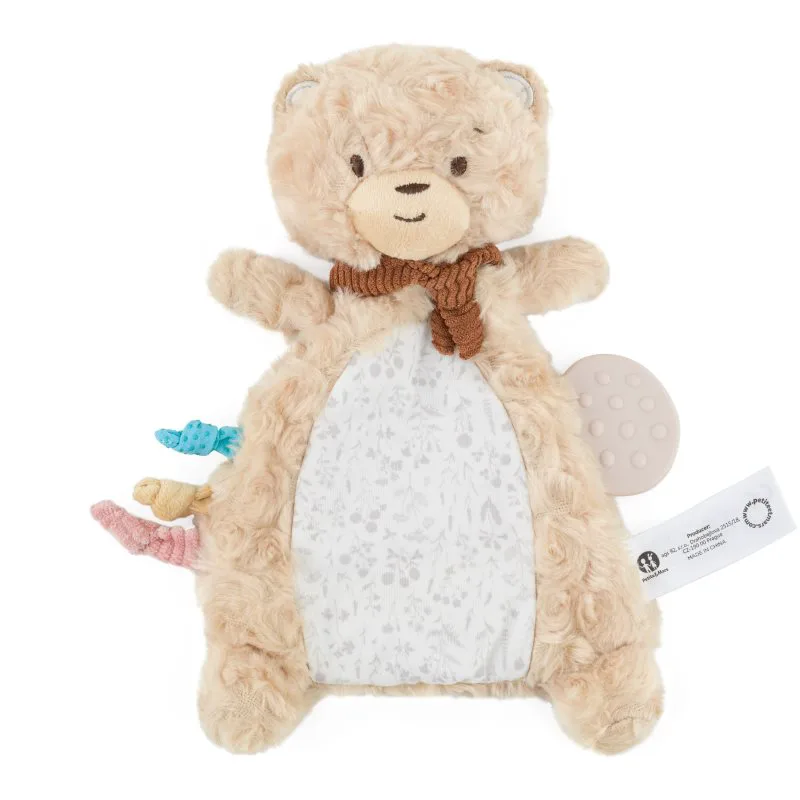 Petite&Mars Cuddly Toy Bear βελούδινο παιχνίδι για παιδιά από τη γέννηση Theo 1 τμχ
