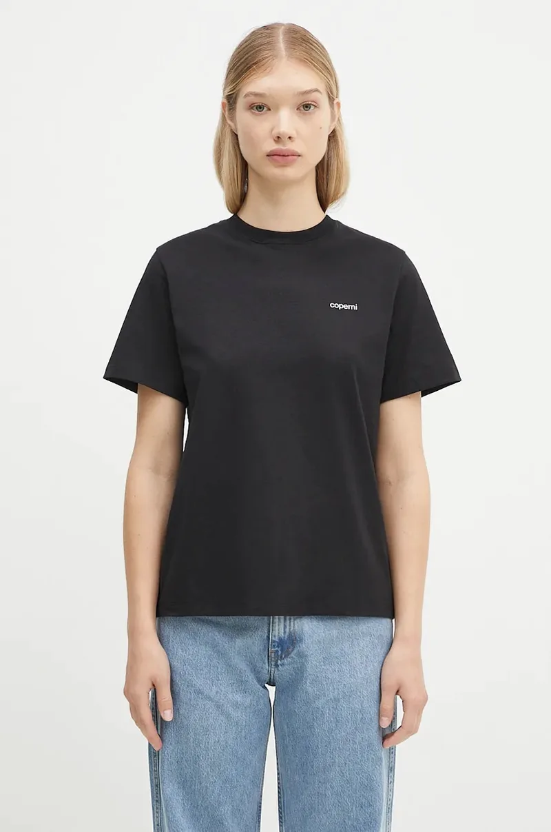 Βαμβακερό μπλουζάκι Coperni Logo Boxy