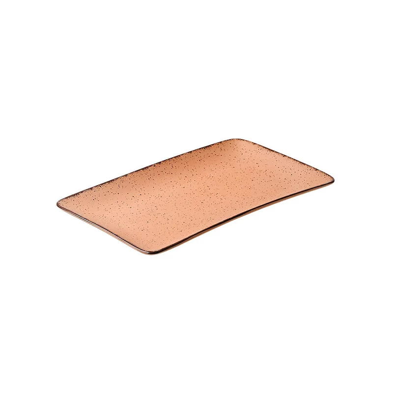 ESTIA ΠΙΑΤΕΛΑ ΟΡΘΟΓΩΝΙΑTERRA SALMON ΠΟΡΣΕΛΑΝΙΝΗ 21x10.5cm 07-15992