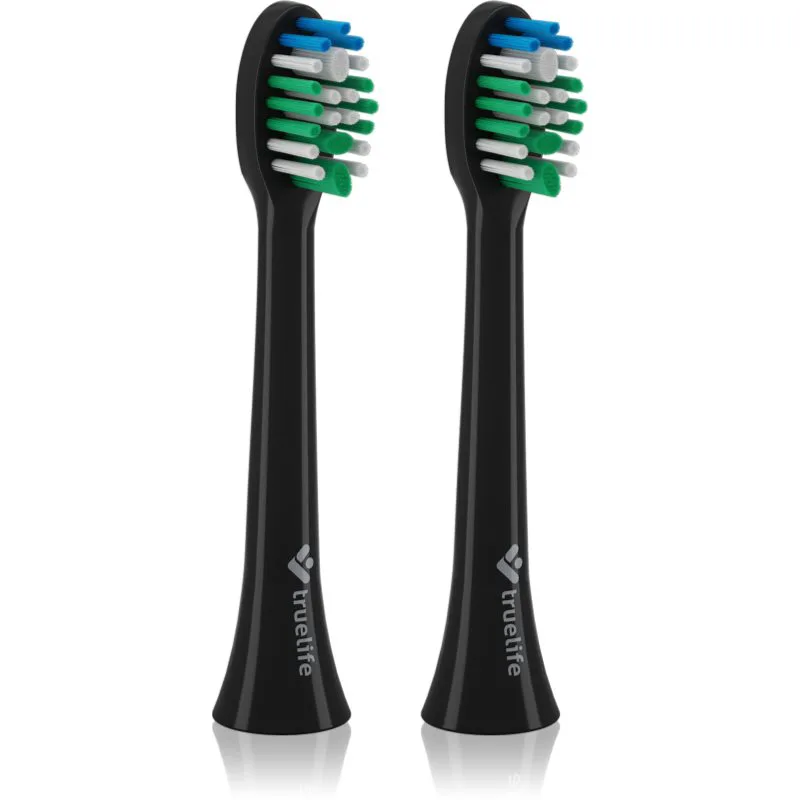 TrueLife SonicBrush Compact Heads Black Standard ανταλλακτική κεφαλή για οδοντόβουρτσα TrueLife SonicBrush Compact / Duo 2 τμχ