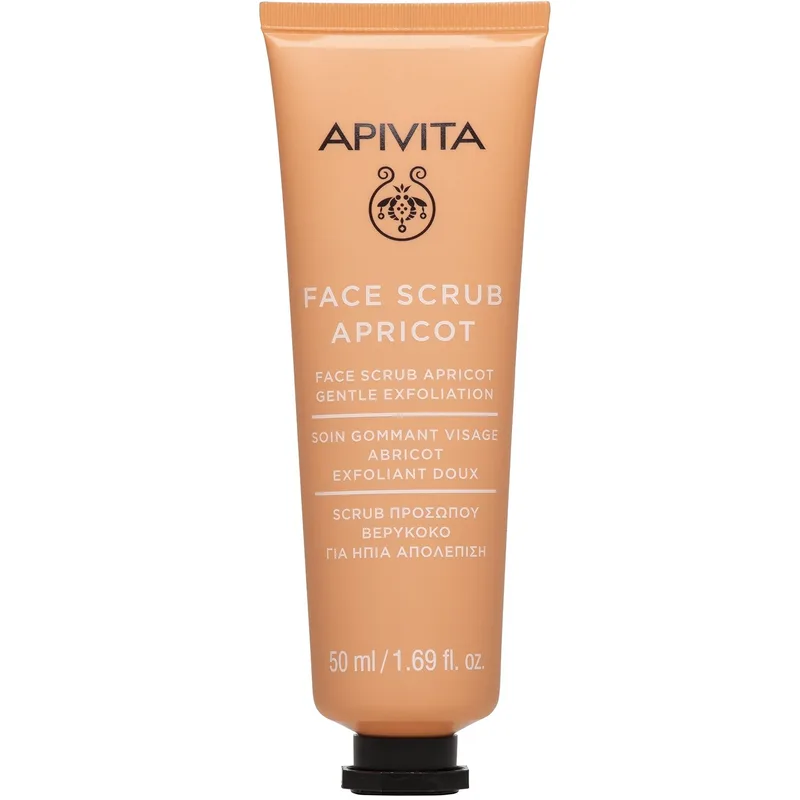 Apivita Gentle Exfoliation Apricot Face Scrub Προσώπου Ήπιας Απολέπισης με Βερίκοκο 50ml