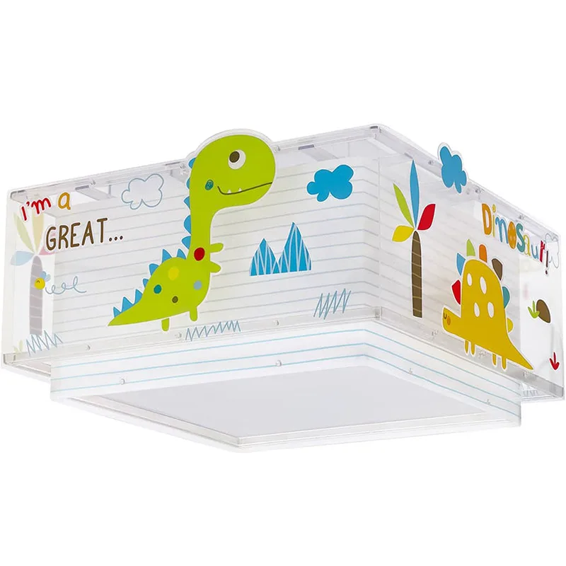 Παιδικό Φωτιστικό Πλαφονιέρα Ango 73456 Dinos