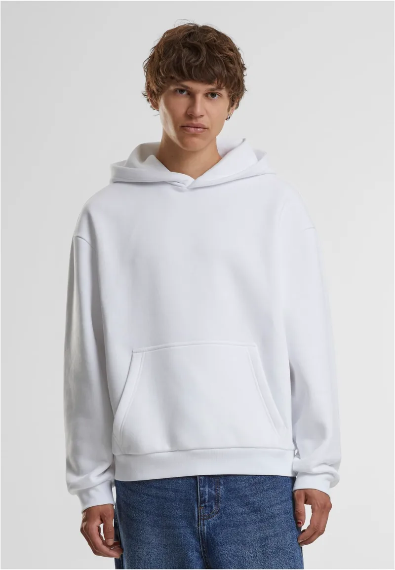 Φούτερ με Κουκούλα (Fluffy Hoody) BY284 Build Your Brand 330 g/m² White