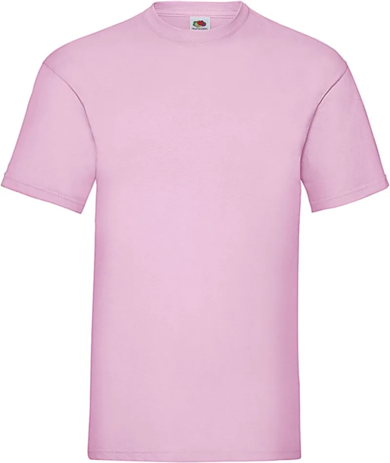 T-Shirt Valueweight Fruit of the Loom 61-036-0 Light Ροζ