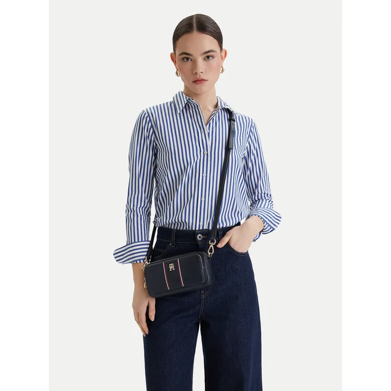 Τσάντα Tommy Hilfiger Th Daily Camera Bag Corp AW0AW18640 Σκούρο μπλε