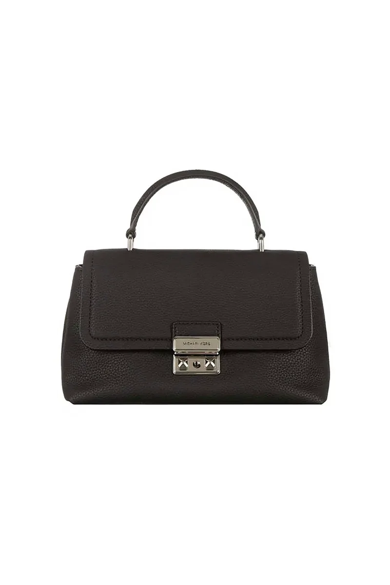 Michael Kors γυναικεία δερμάτινη τσάντα χειρός - 30R6G2RS2L Μαύρο