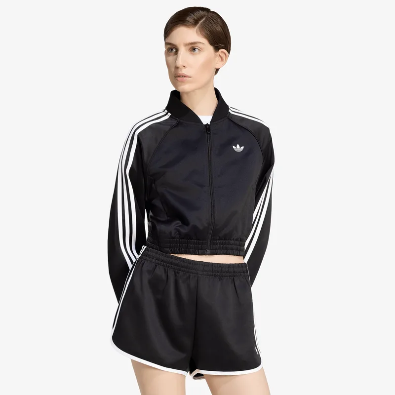 Μπουφάν adidas Satin Sst Jacket Black/ White XL