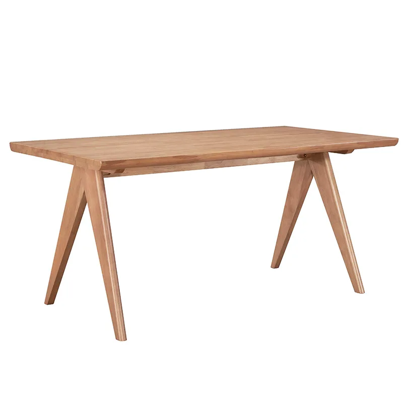 Τραπέζι Winslow pakoworld ξύλο rubberwood ανοικτό καρυδί 160x85x75εκ - PAKO WORLD - 247-000001