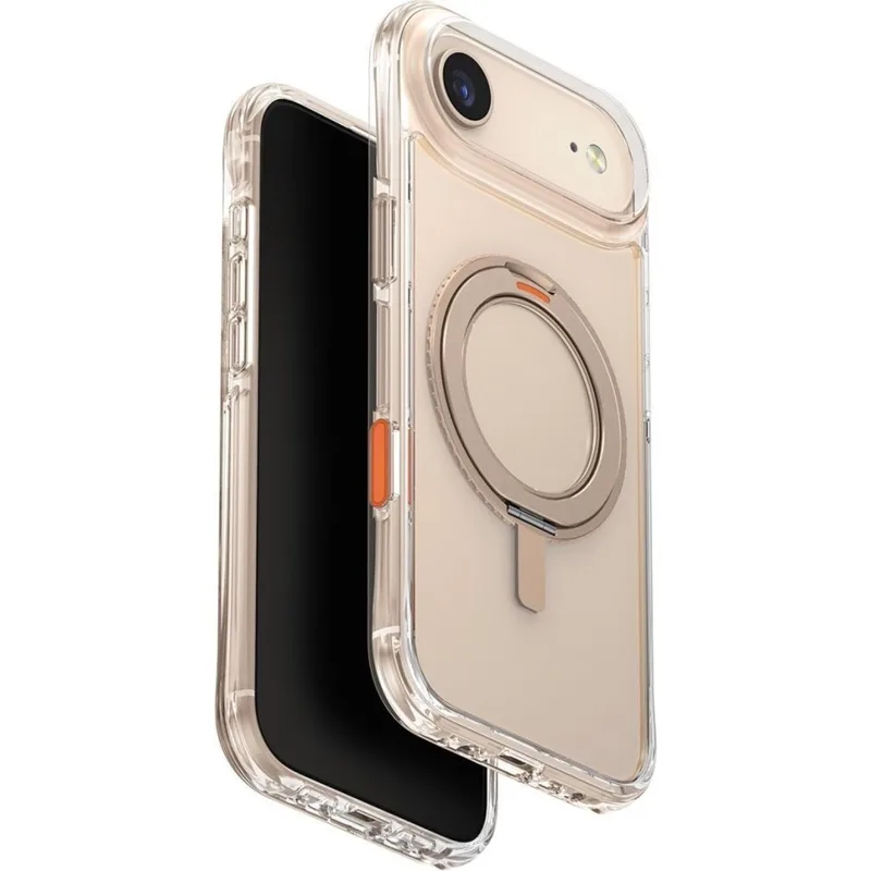 Θήκη iPhone Air Uniq Swivix Ανθεκτική Διάφανη με MagSafe & Περιστρεφόμενο KickStand - Taupe Χρυσό (UNIQ-IP6.6(2025)-SWVTGLD)