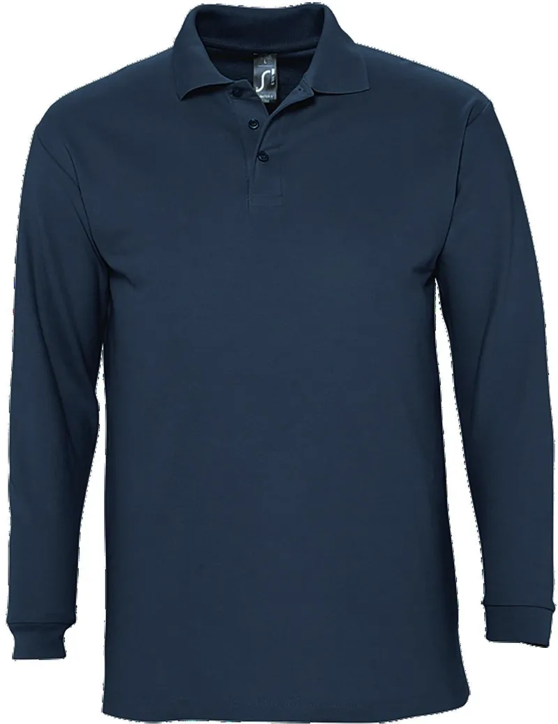 Ανδρικό πόλο πικέ Winter II SOLS 11353 Denim