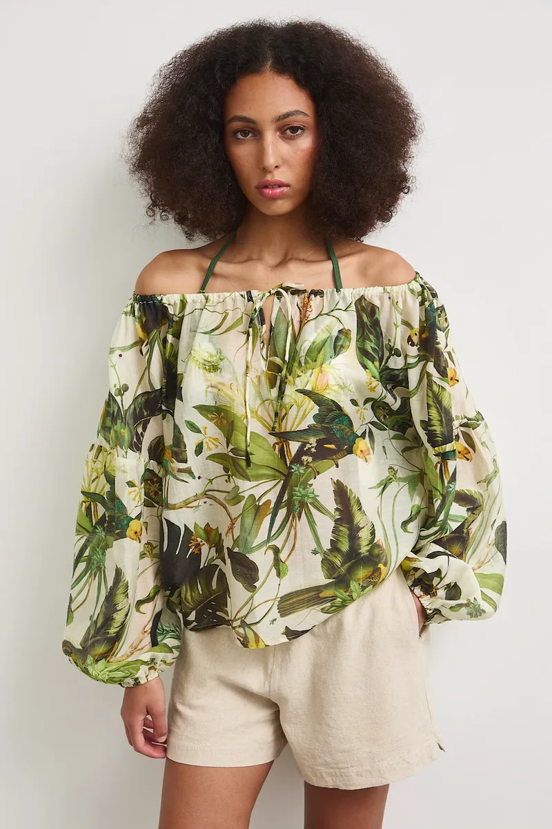 Medicine μπλούζα off shoulder γυναικεία με lyocell