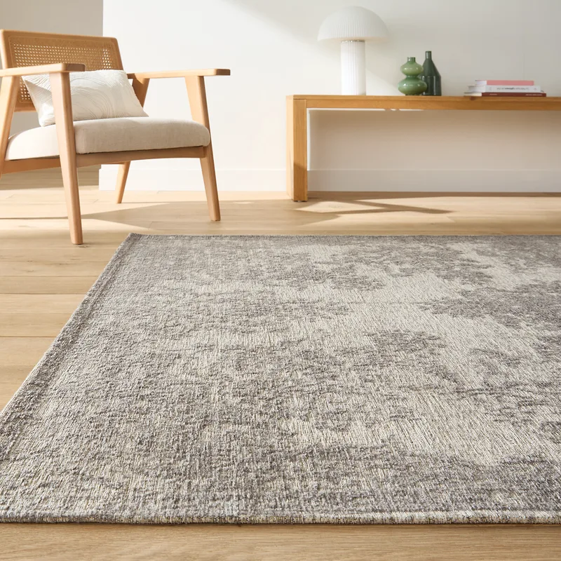 Χαλί vintage επίπεδης ύφανσης με used όψη 120x180 cm Μ120xΠ180cm