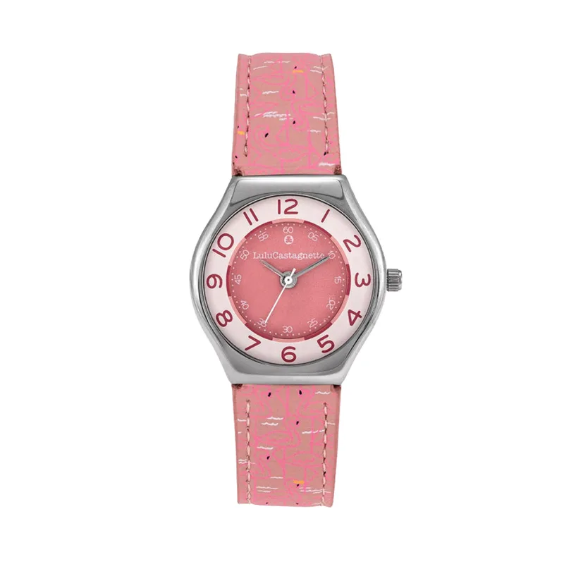 Παιδικό Ρολόι Lulu Castagnette Ministar Style Ροζ 38911