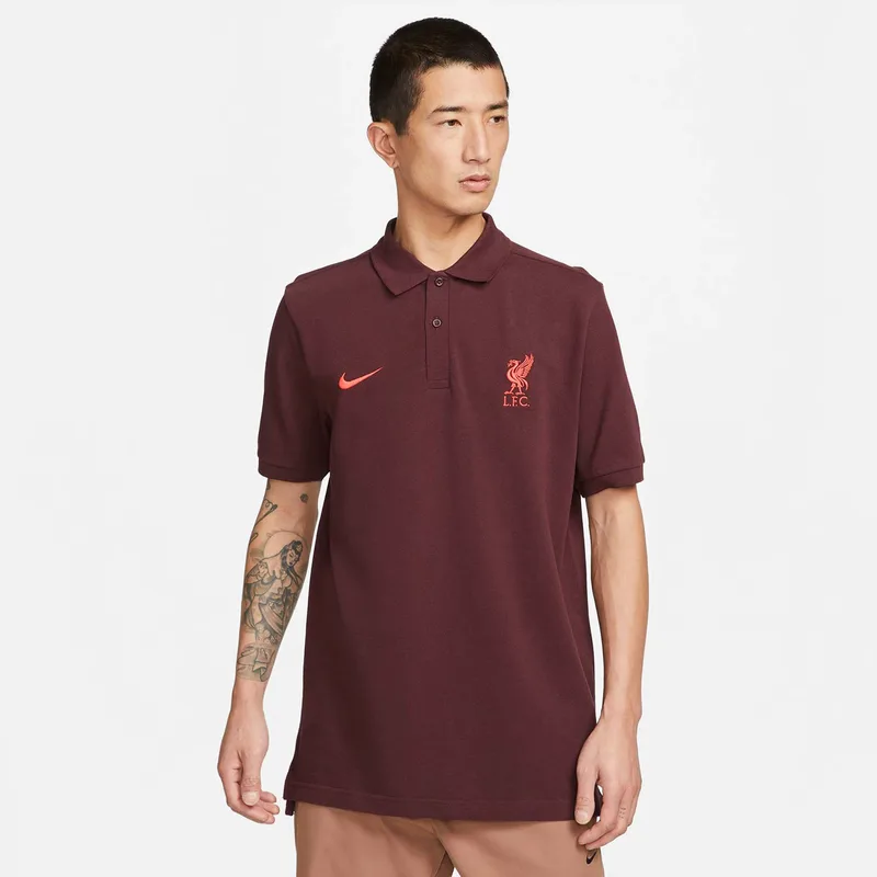 LIVERPOOL FC POLO T-SHIRT ΚΟΚΚΙΝΟ