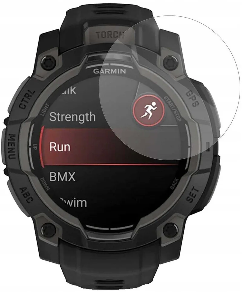 Tempered Glass Garmin Instinct 3 50mm Spacecase Smartwatch Glass 2.5D Αντιχαρακτικό Γυαλί Προστασίας Οθόνης - Clear (5905719118396)