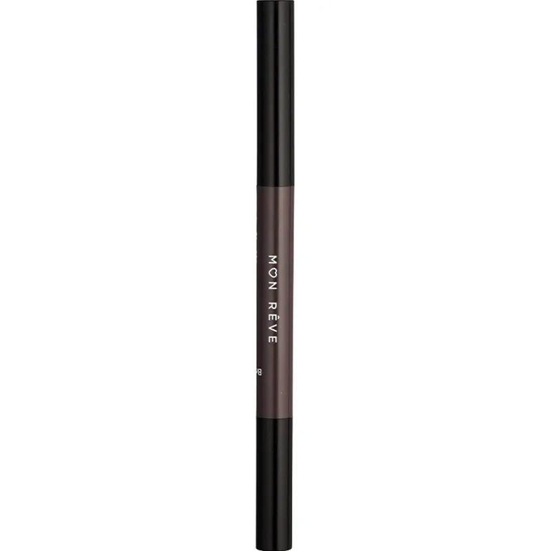 Mon Reve Infiniliner Brows Waterproof Αδιάβροχο Μολύβι Φρυδιών Μεγάλης Διάρκειας για Φυσικό Τελείωμα με Υφή Πούδρας 0,3g - 03 Brunette