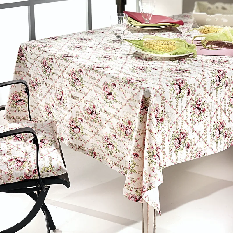 Σουπλά (Σετ 2τμχ) Nima Garden Rose 01 Ροζ