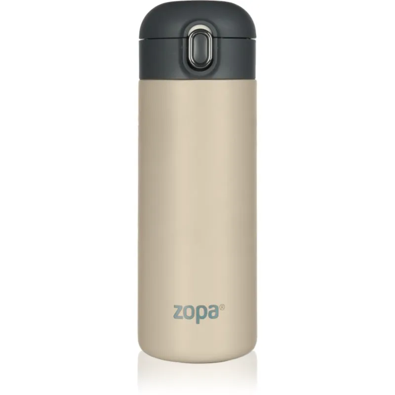 Zopa Thermo Bottle θερμός με καλαμάκι Cookie Μπεζ 400 ml