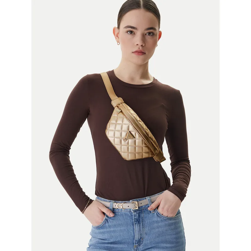 Τσαντάκι Μέσης Guess J6RZ21 WGT10 Χρυσό