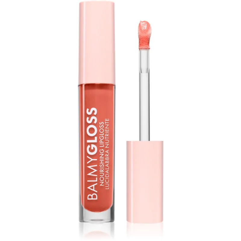 puroBIO Cosmetics BalmyGloss θρεπτικό λιπ γκλος απόχρωση 01 Peach Nude 4.2 γρ