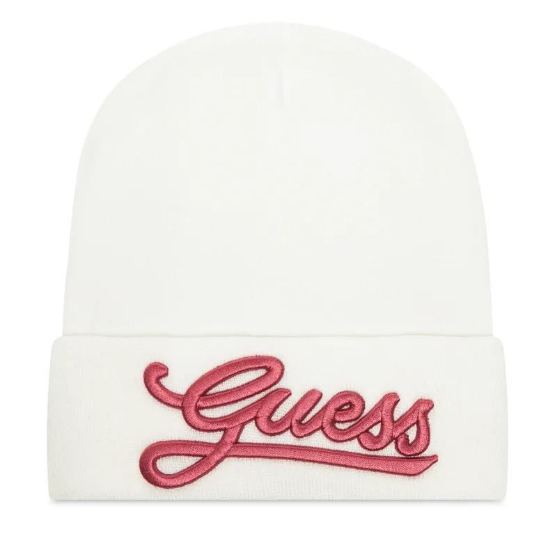 Σκούφος Guess AW5400 POL01 Εκρού