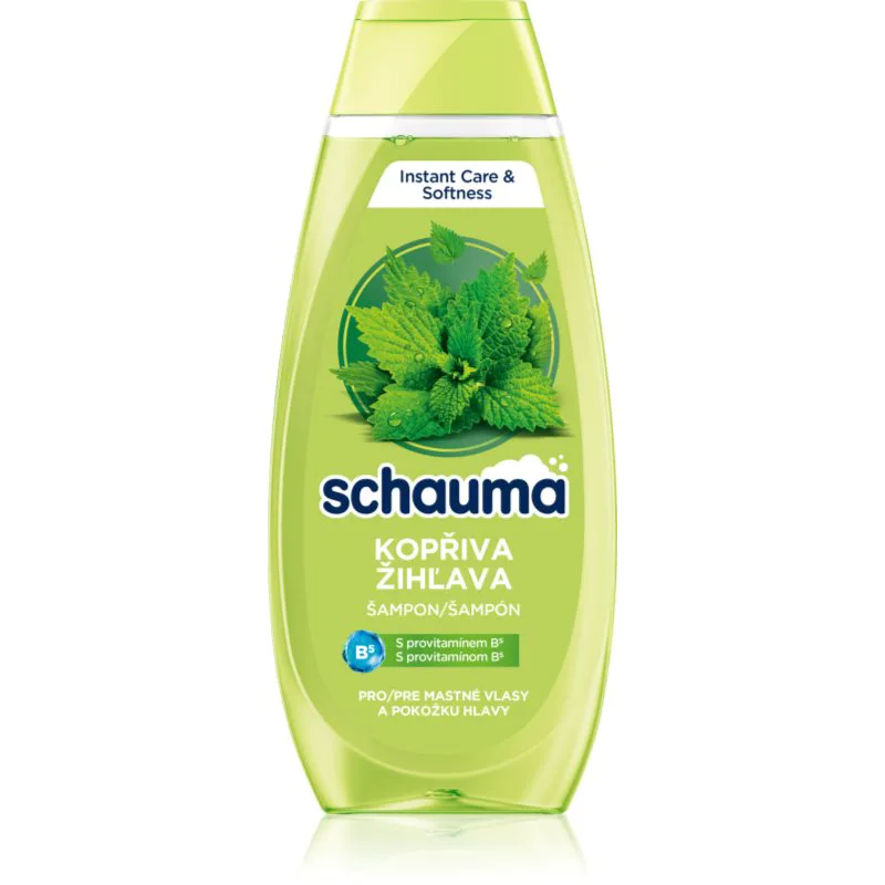 Schwarzkopf Schauma Nettle Freshness καθαριστικό σαμπουάν για λιπαρά μαλλιά και το δέρμα της κεφαλής 400 ml