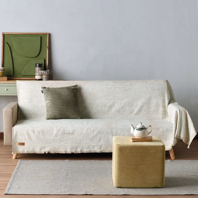 Ριχτάρι Καναπέ Τριθέσιου (180x300) Kentia Stylish Elton 12 Ecru