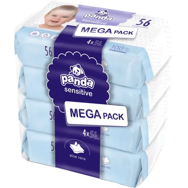 BELLA Baby Happy Panda υγρά μωρομάντηλα 4x56 τμχ